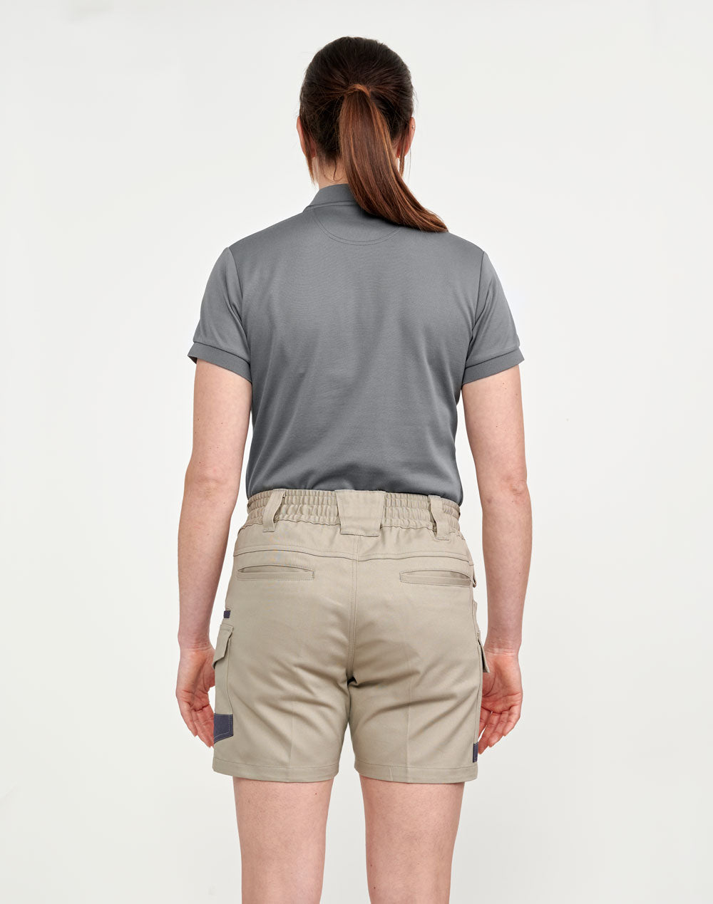 WP29 UNISEX COTTON STRETCH DRILL CUFFED WORK SHORTS