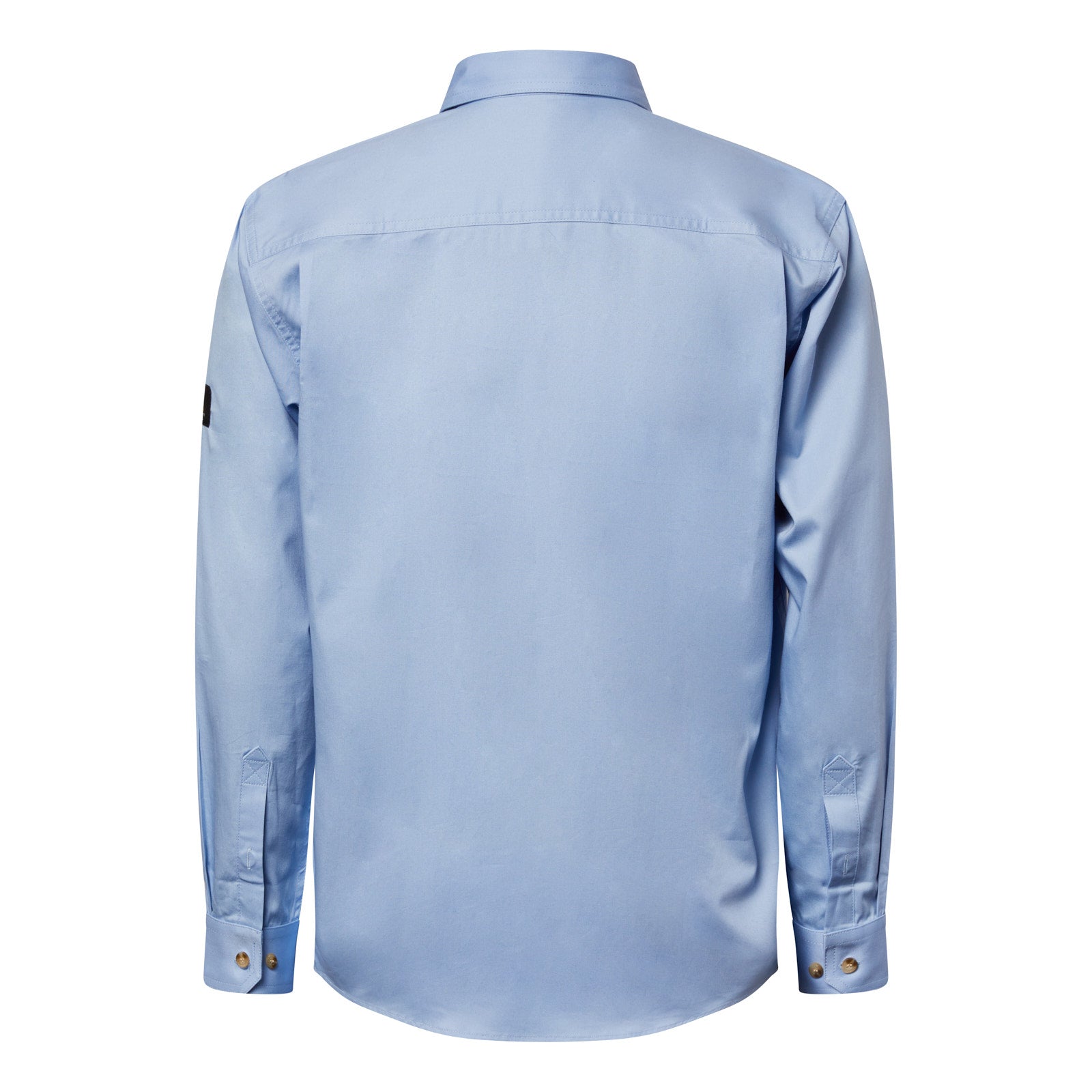 LIGHTWEIGHT LONG SLEEVE CLOSED FRONT COTTON DRILL SHIRT