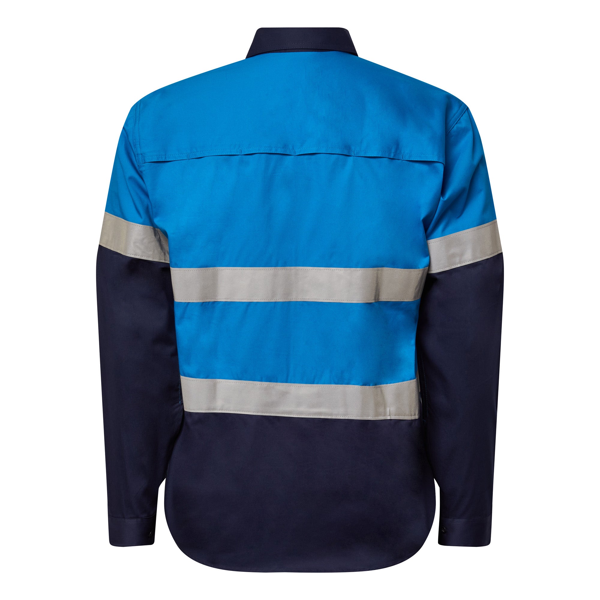 LIGHTWEIGHT LONG SLEEVE VENTED COTTON DRILL REFLECTIVE SHIRT – NIGHT USE ONLY