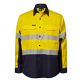 HI VIS LONG SLEEVE VENTED REFLECTIVE RIPSTOP SHIRT WS6068