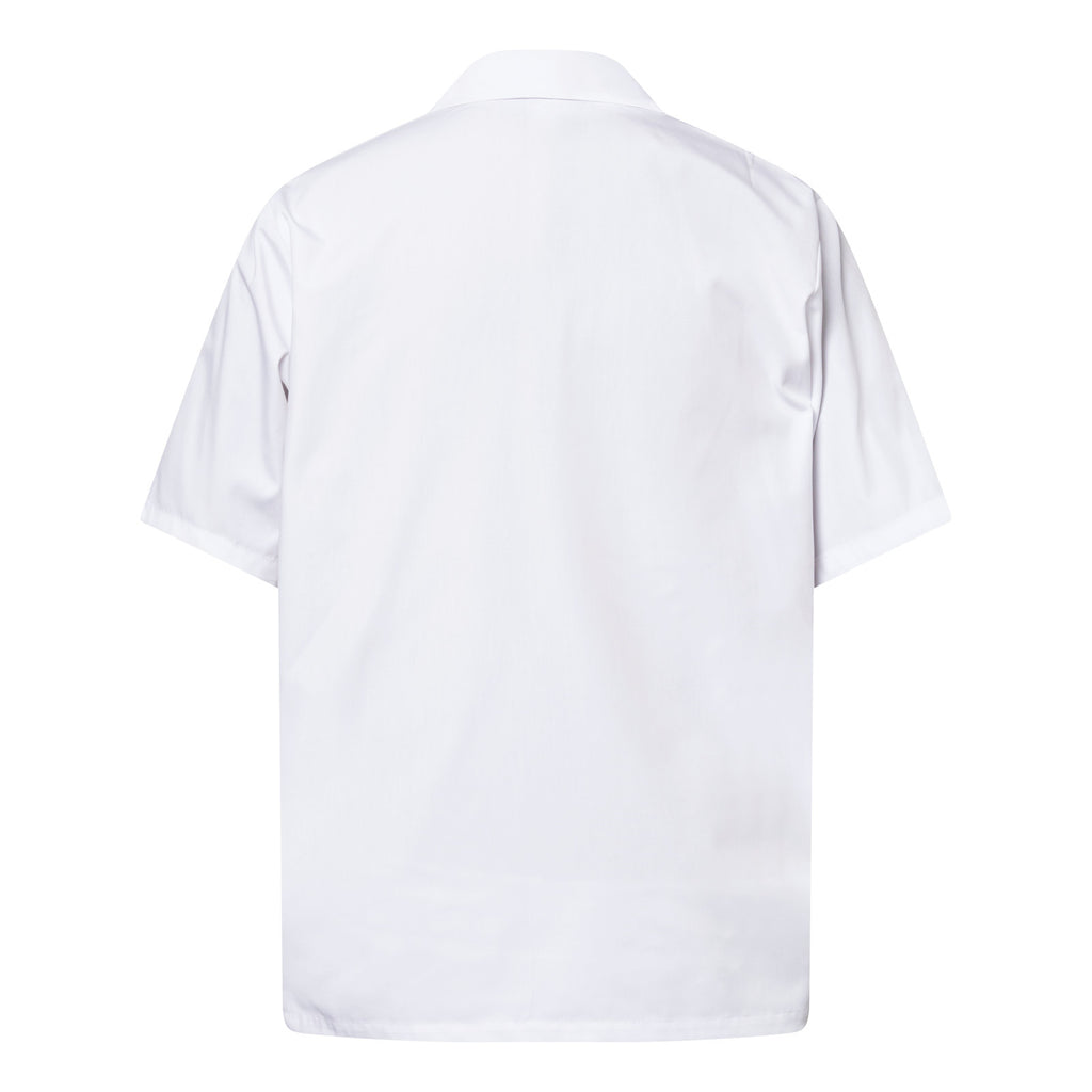SHORT SLEEVE FOOD INDUSTRY JACSHIRT WITH MODESTY INSERT