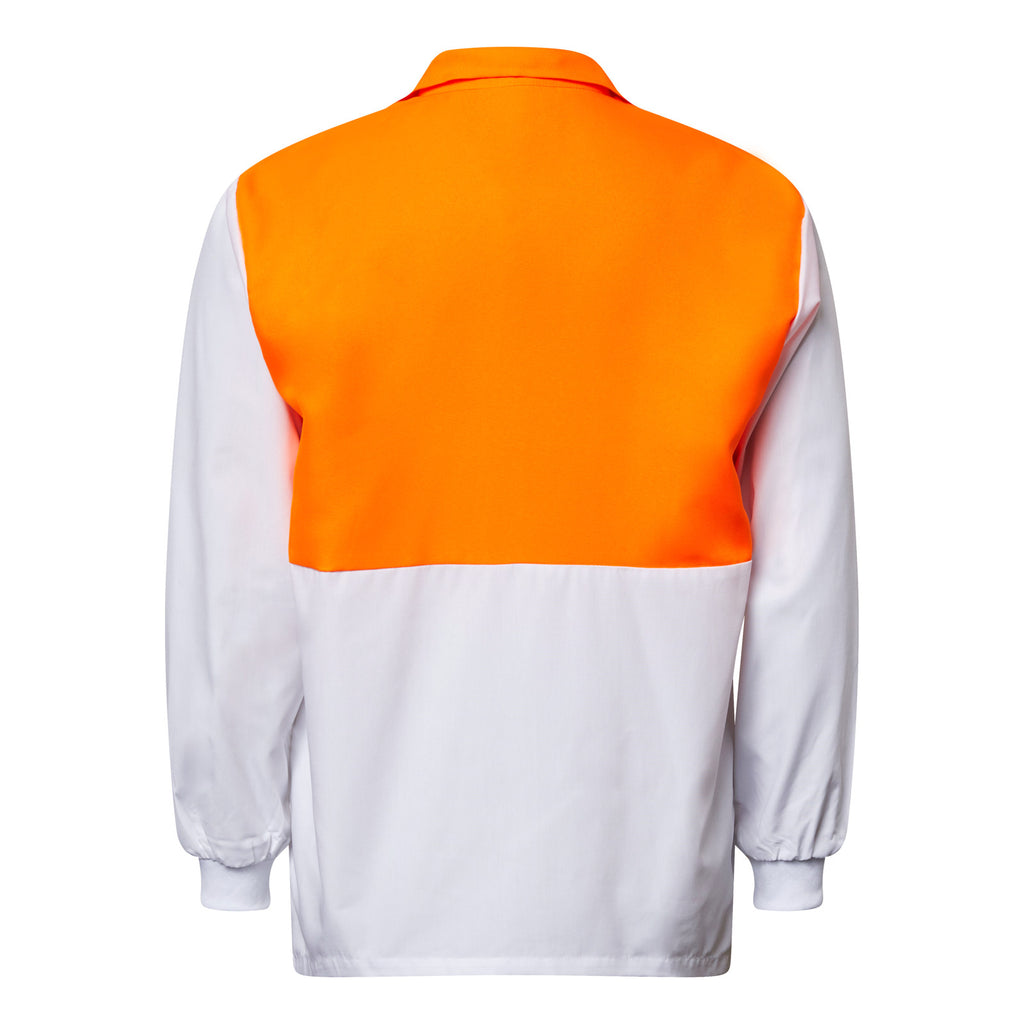 LONG SLEEVE FOOD INDUSTRY JACSHIRT WITH MODESTY INSERT