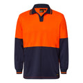 HI VIS LONG SLEEVE FOOD INDUSTRY MICROMESH POLO