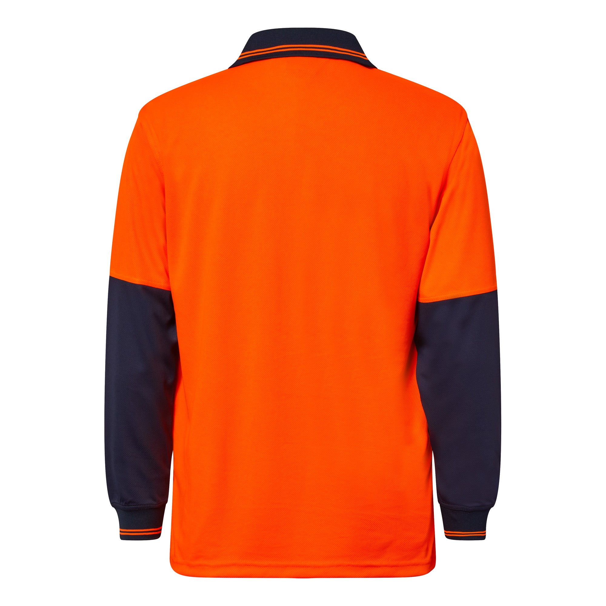 HI VIS LONG SLEEVE FOOD INDUSTRY MICROMESH POLO