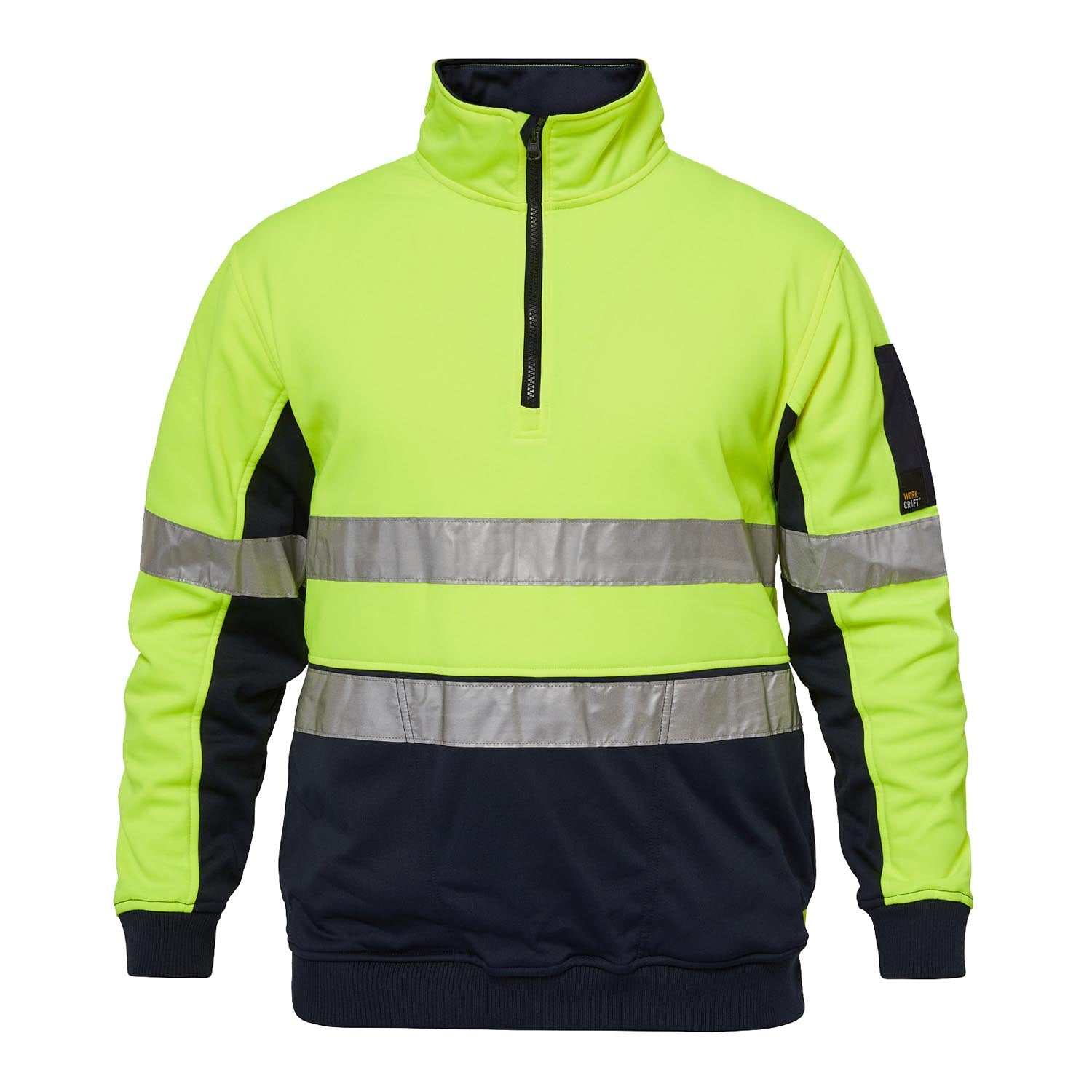 HI VIS HALF ZIP REFLECTIVE PULLOVER