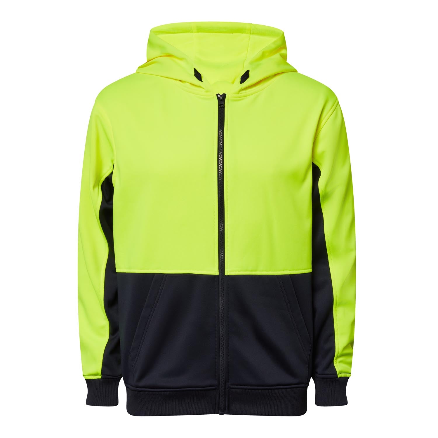 HI VIS FULL ZIP HOODIE