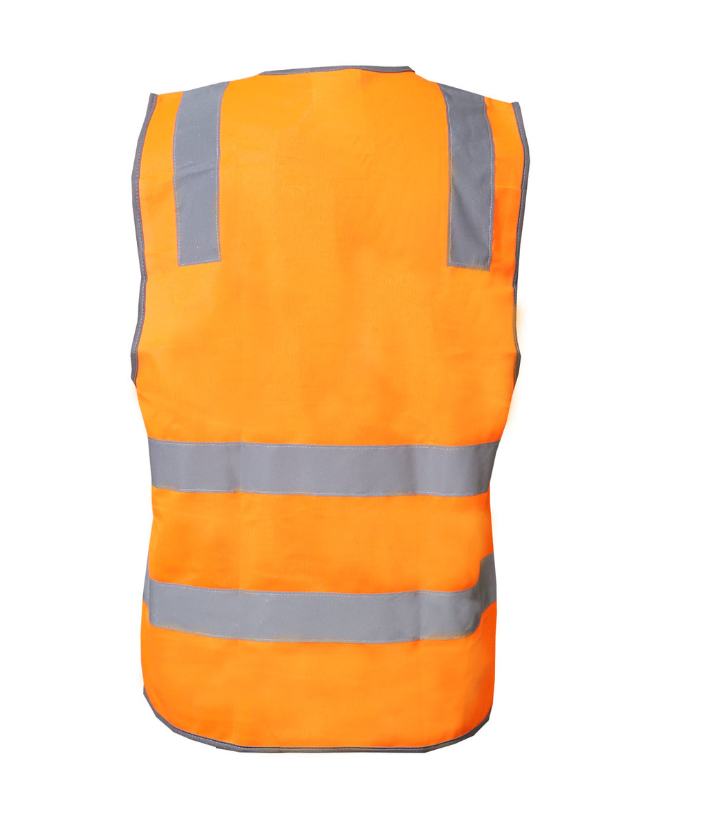 UNISEX HI VIS SAFETY REFLECTIVE VEST