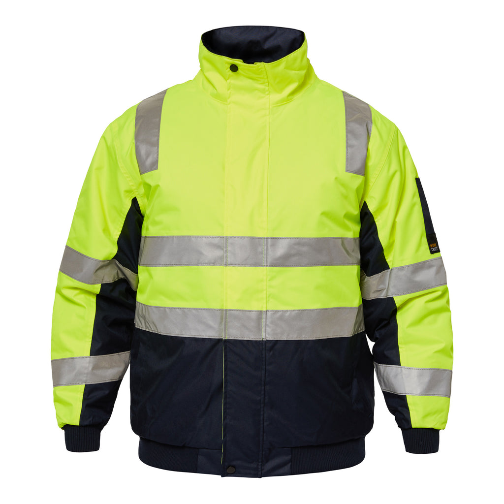 HI VIS MODERN REFLECTIVE BOMBER JACKET