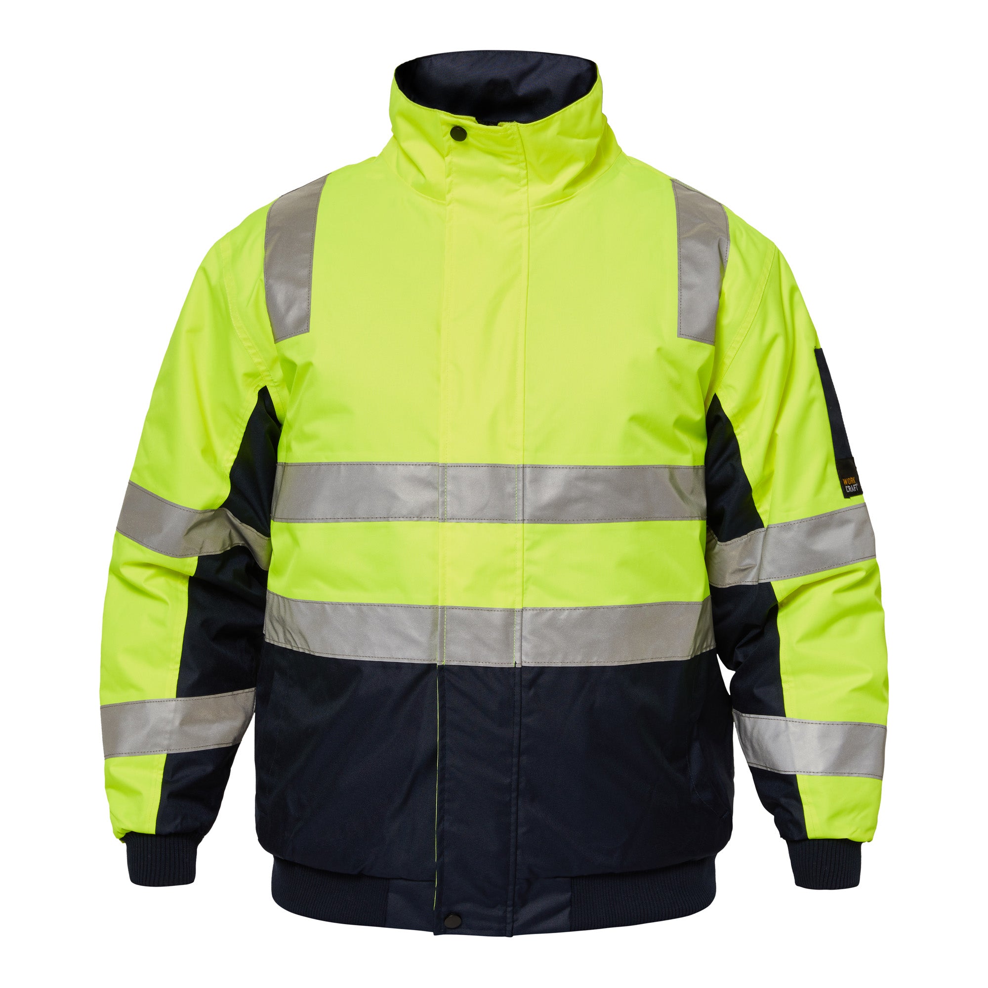 HI VIS MODERN REFLECTIVE BOMBER JACKET