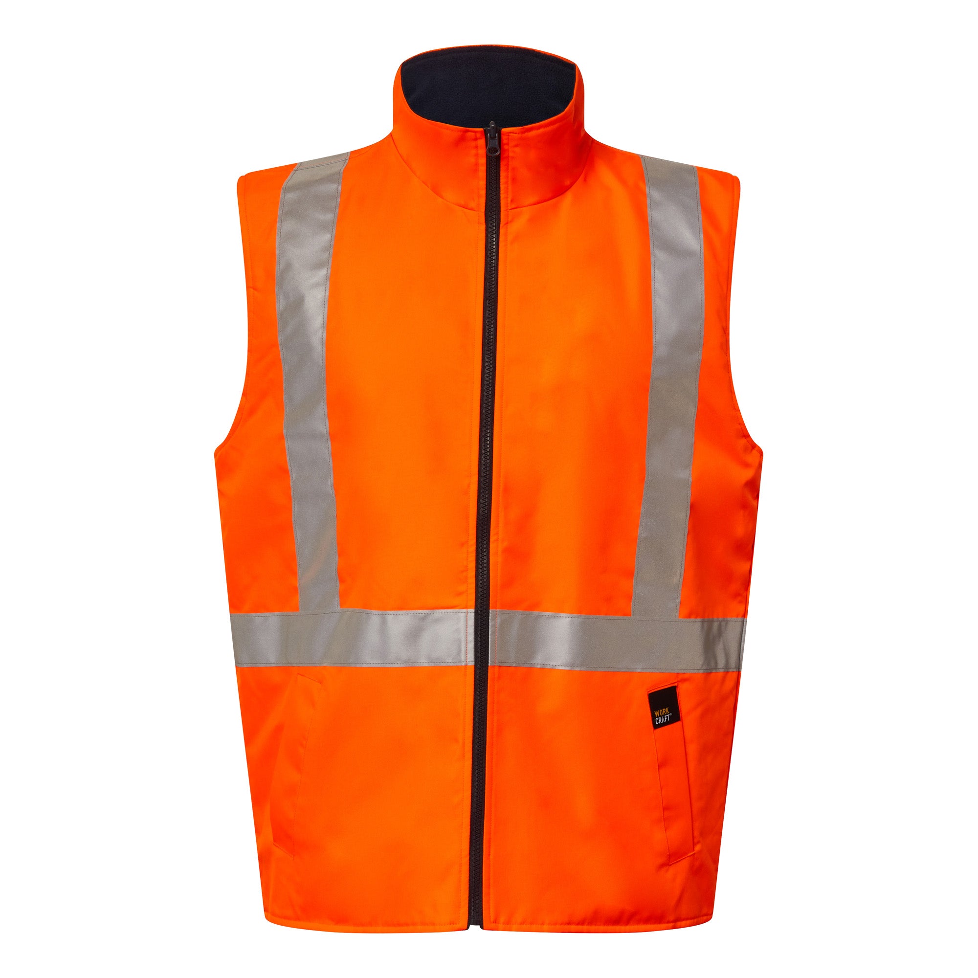 NSW RAIL HI VIS REFLECTIVE 4-IN-1 JACKET WITH X PATTERN