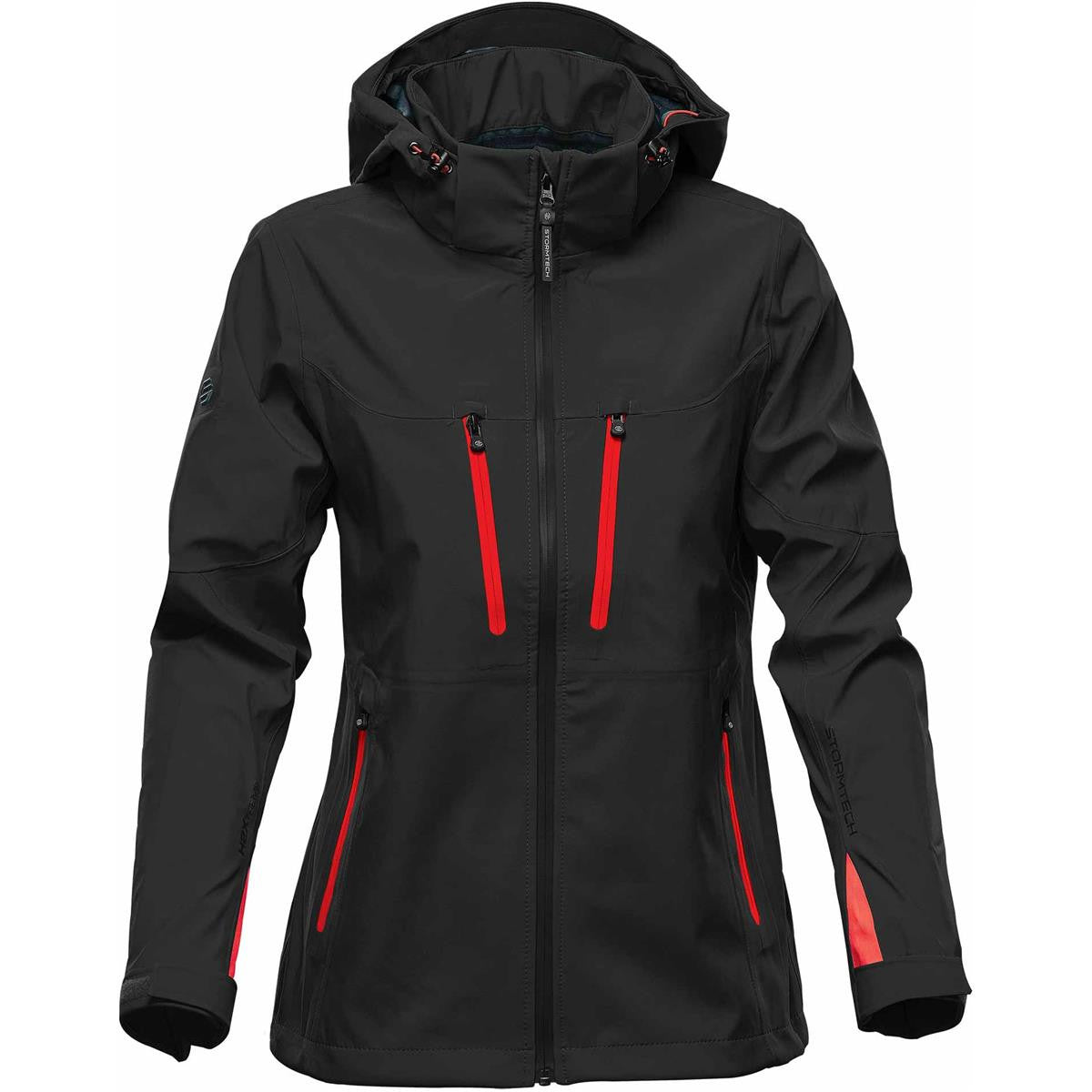 Women's Patrol Softshell - Black / Bright Red