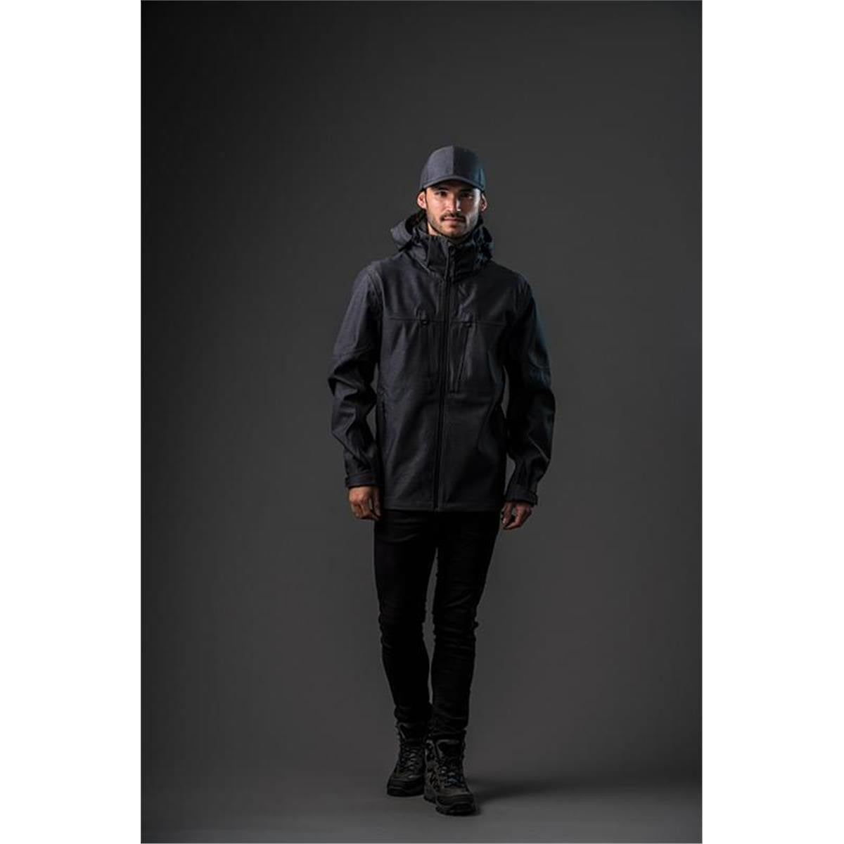 Men's Patrol Softshell - Black / Electric Blue