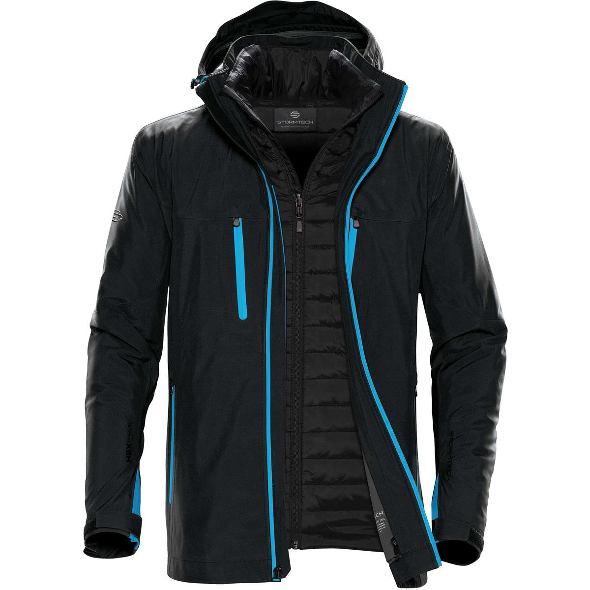 Men's Matrix System Jacket - Black / Bright Red