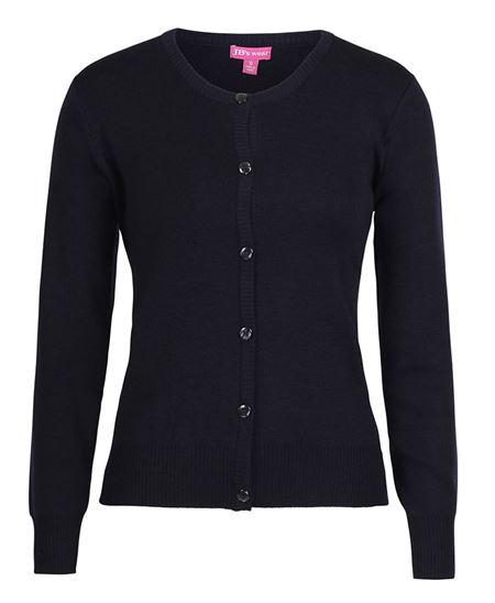 JB's Ladies Corporate Crew Neck Cardigan