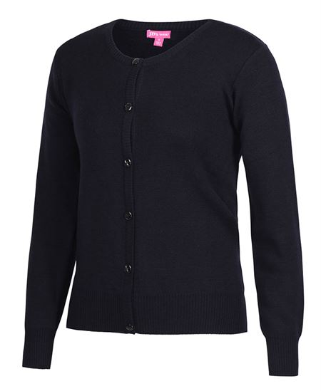 JB's Ladies Corporate Crew Neck Cardigan - 1 Colour(s) available