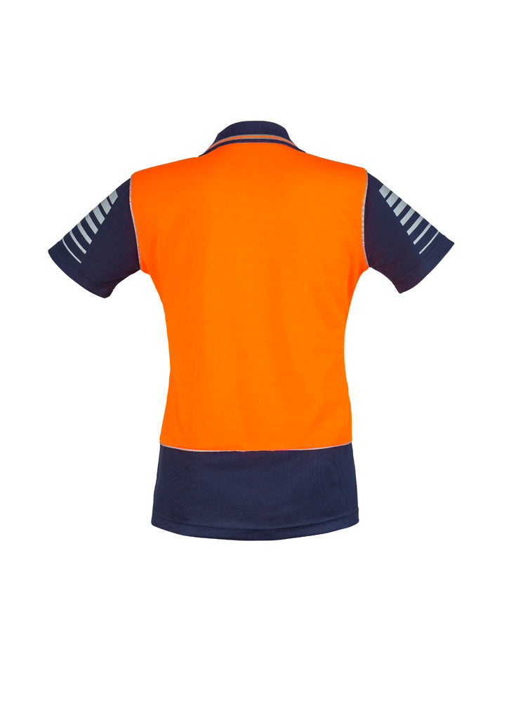 Womens Hi Vis Zone Short Sleeve Polo