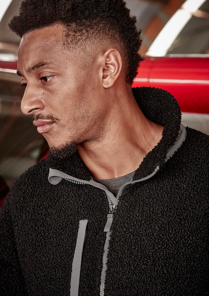 Unisex Streetworx Full Zip Sherpa Fleece