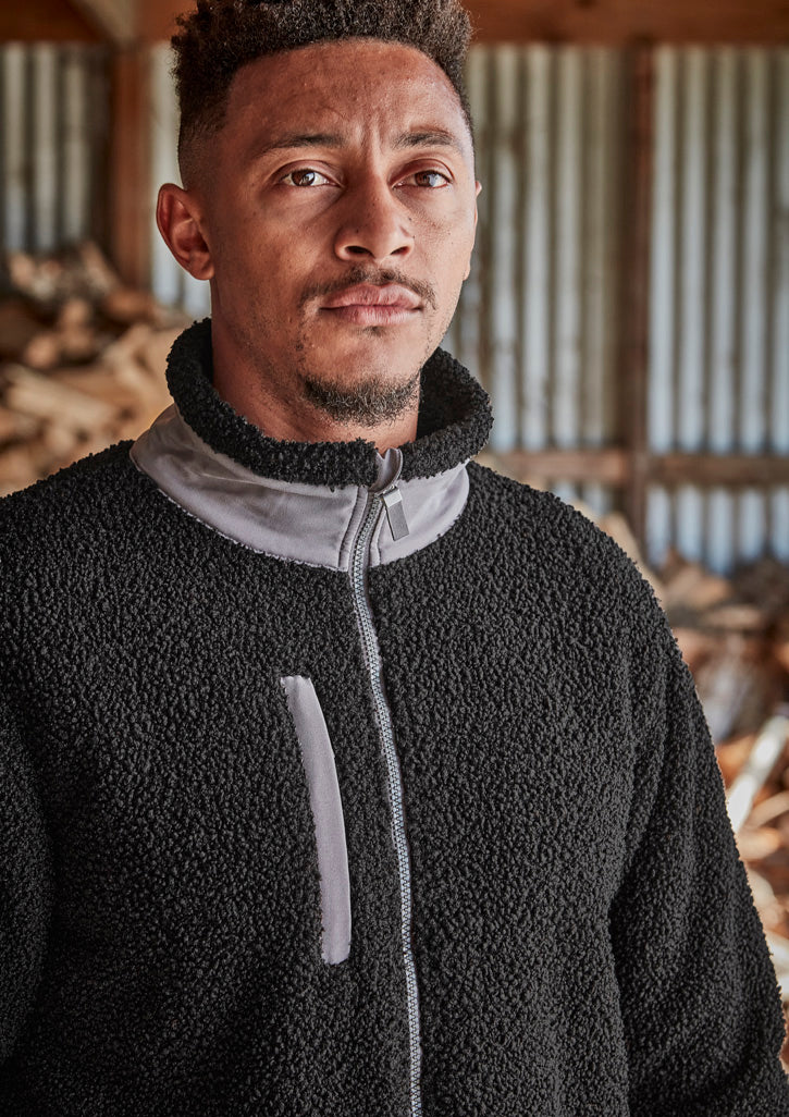 Unisex Streetworx Full Zip Sherpa Fleece
