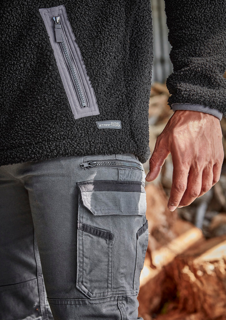 Unisex Streetworx Full Zip Sherpa Fleece