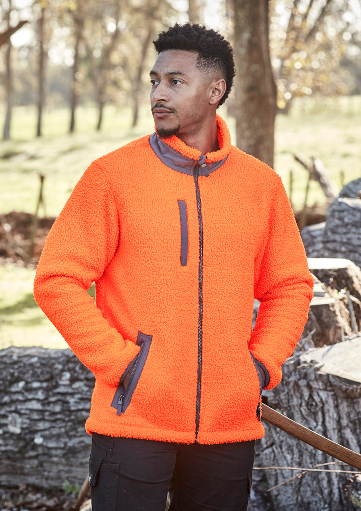 Unisex Streetworx Full Zip Sherpa Fleece