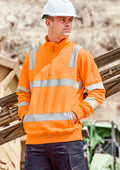 Unisex Hi Vis VIC Rail 1/4 Zip Pullover ZT6408
