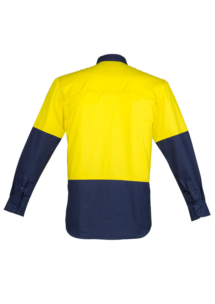 Mens Closed Front Long Sleeve Shirt