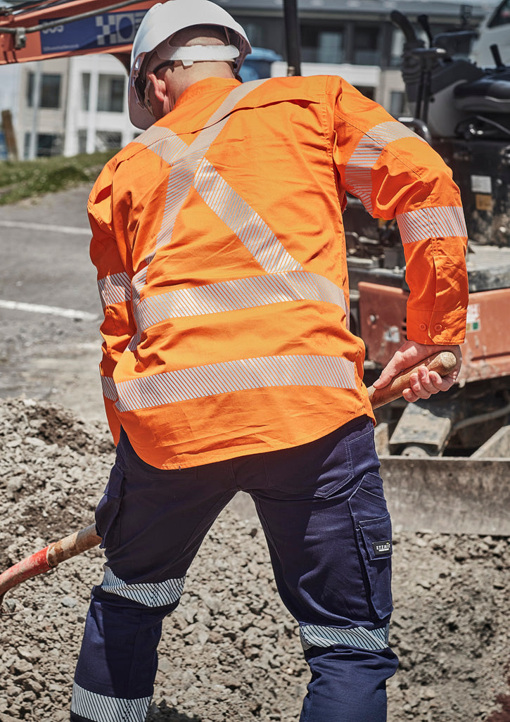 Mens X Back NSW Rail Shirt – Segmented Tape