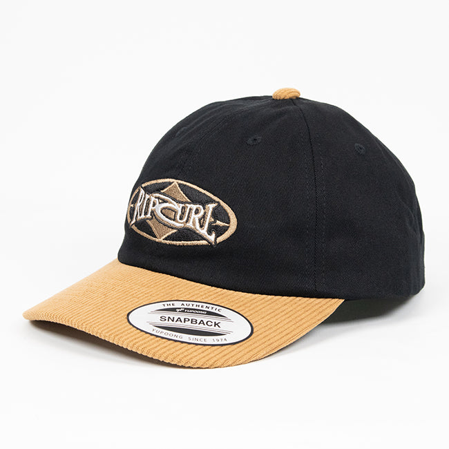 RIPCURL | HERITAGE OVAL SB CAP- BLACK/TAN