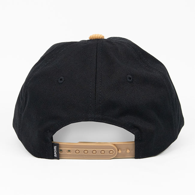 RIPCURL | HERITAGE OVAL SB CAP- BLACK/TAN