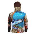 Custom Sublimated Long Sleeve Fishing Hoodie