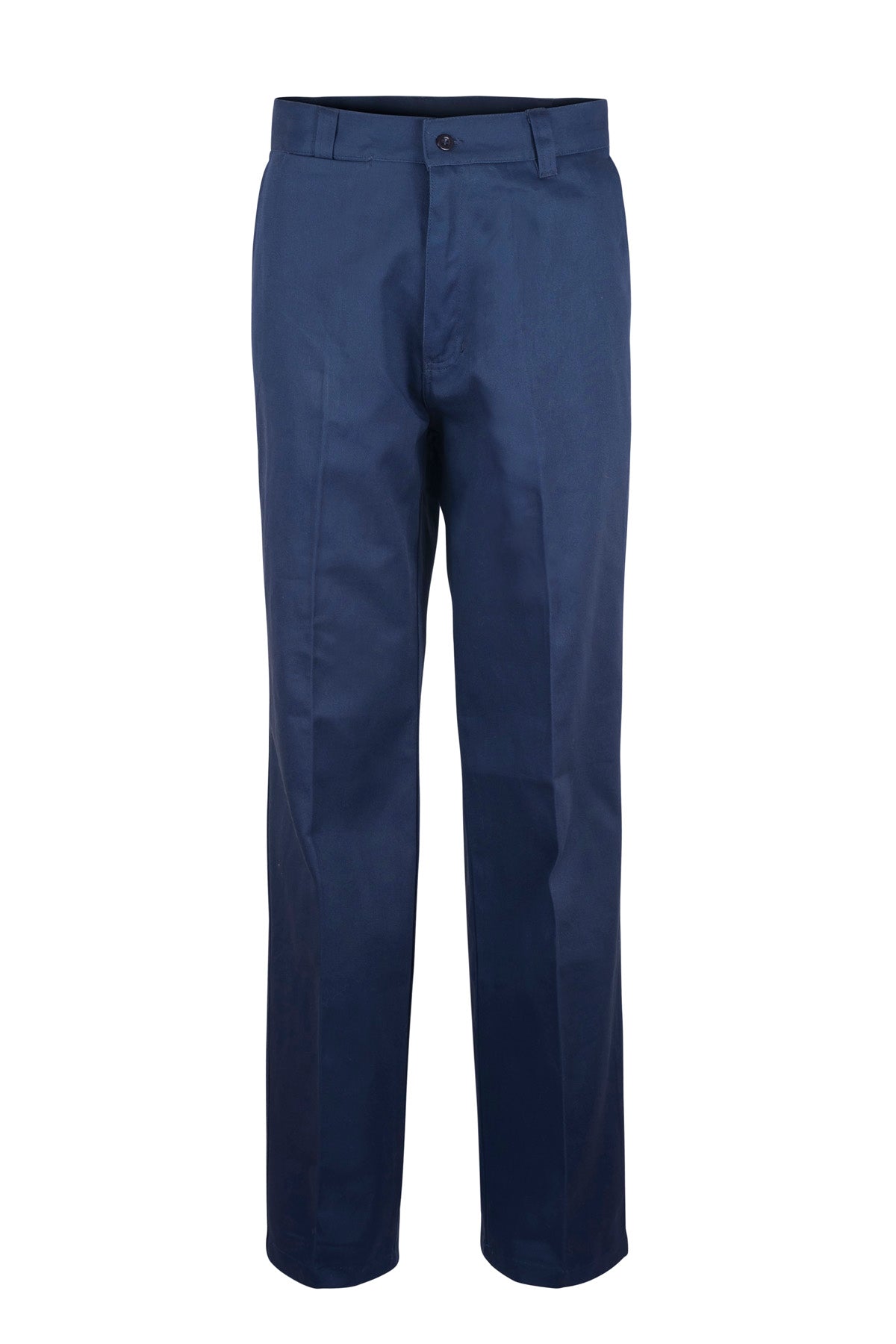 FLAT FRONT COTTON DRILL TROUSER