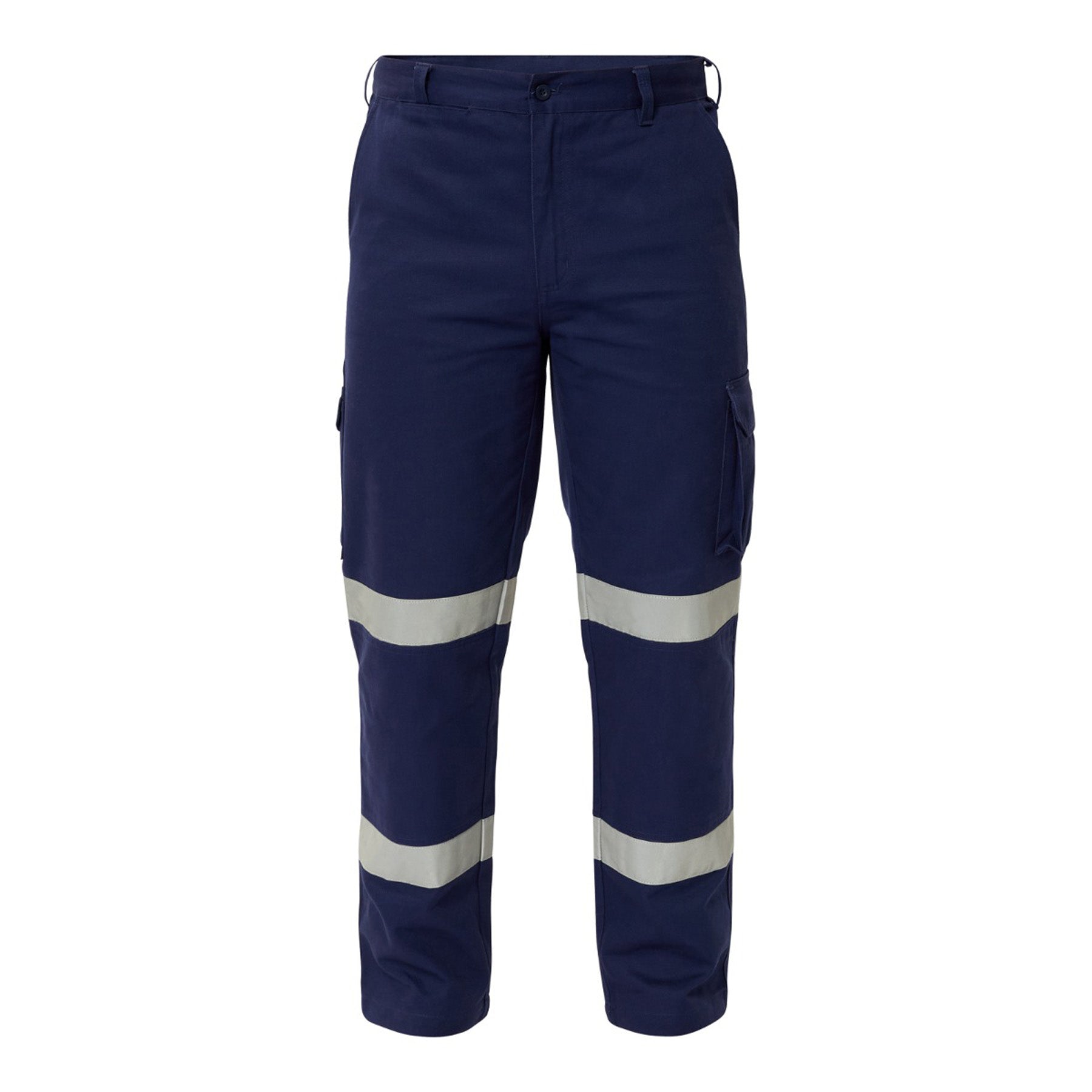 REFLECTIVE CARGO COTTON DRILL TROUSER