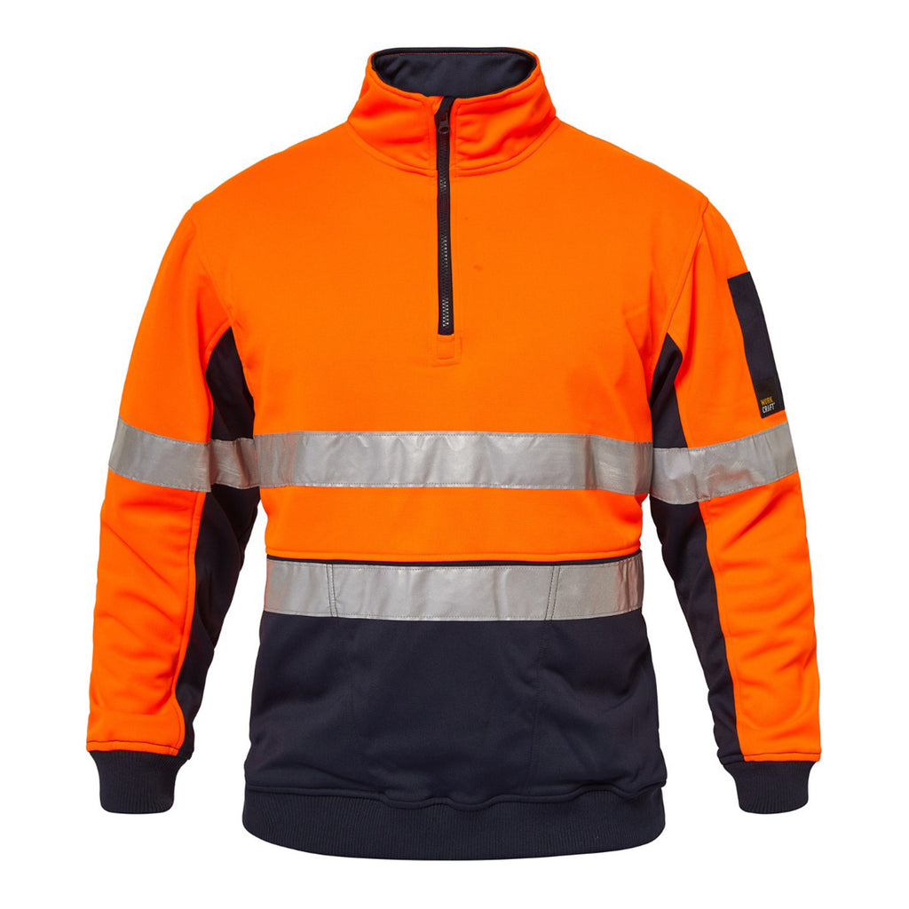 HI VIS HALF ZIP REFLECTIVE PULLOVER