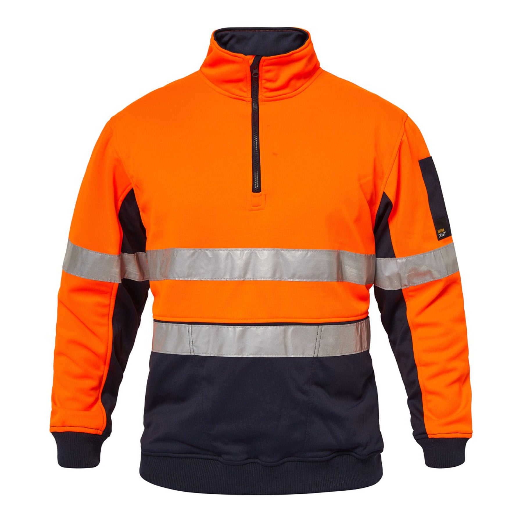 HI VIS HALF ZIP REFLECTIVE PULLOVER