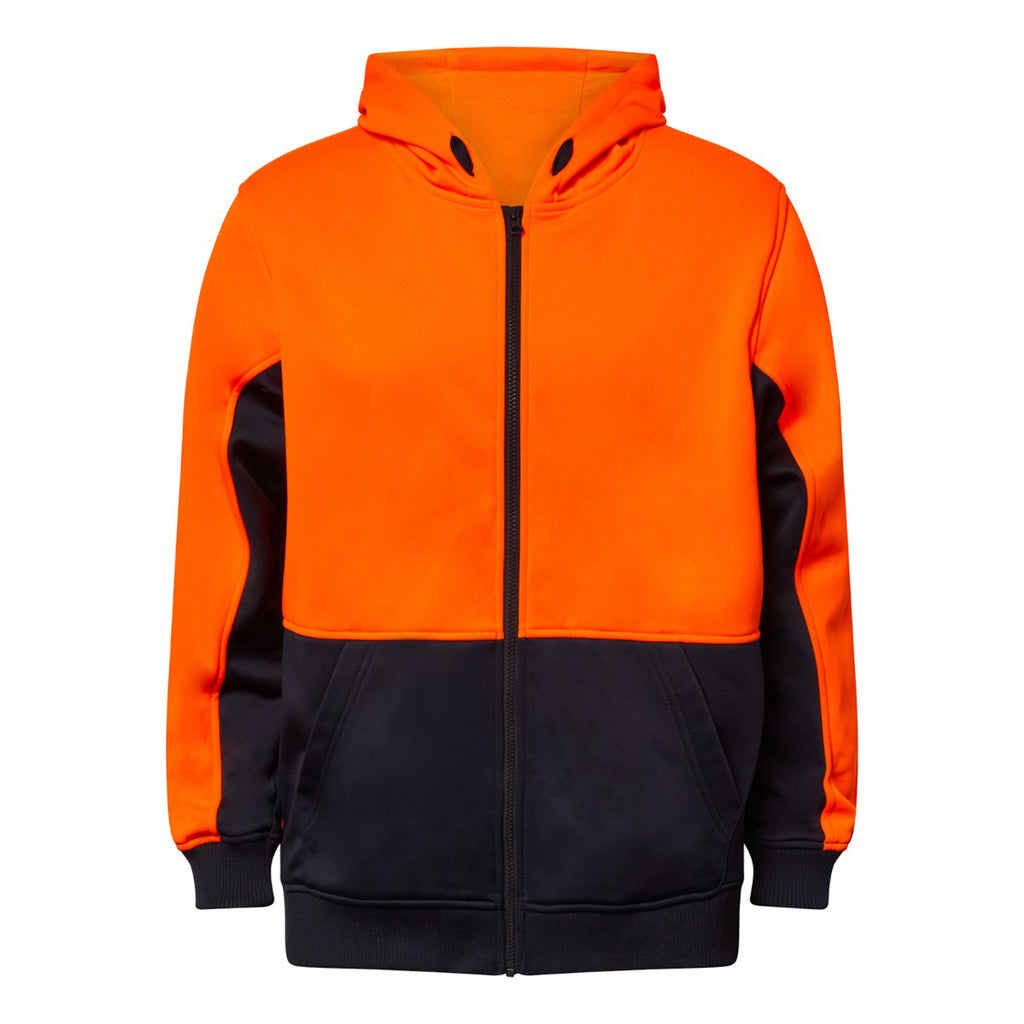 HI VIS FULL ZIP HOODIE