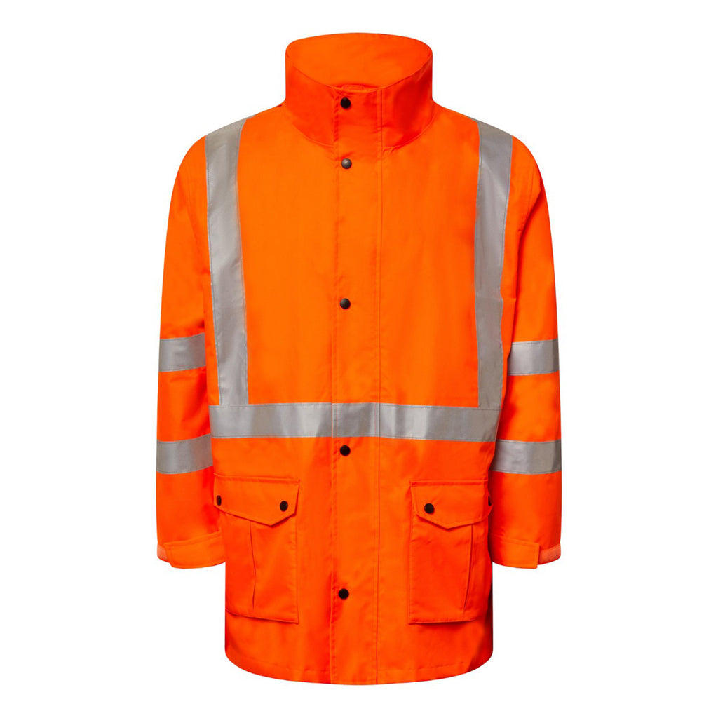 NSW RAIL HI VIS REFLECTIVE JACKET WITH X-PATTERN TAPE